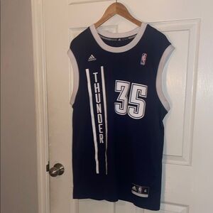 Kevin Durant Adidas Navy Thunder Jersey